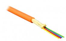 Волоконно-оптический кабель Hyperline FO-DT-IN-62-2-LSZH-OR