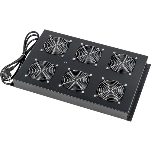Аксессуары для шкафов и стоек LANMASTER LAN-DC-CB-FAN6-10