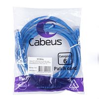Патч-корды Cabeus PC-UTP-RJ45-Cat.6-3m-BL-LSZH