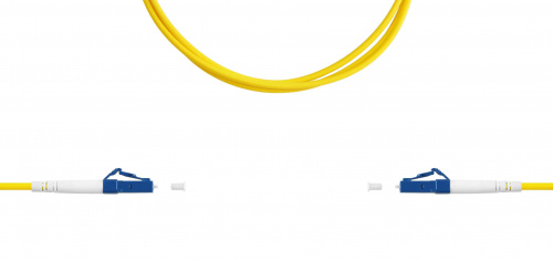 Патч-корды оптические TELCORD ШОС-3.0-LC/U-LC/U-SM-1м-LSZH-YL