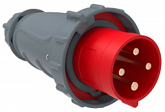 IEK PSN02-063-4 MAGNUM Вилка перенос. ССИ-034 63А-6ч 380В 3P+PE IP67