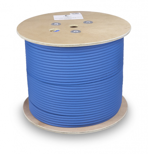 Кабель витая пара Cabeus SSTP-4P-Cat.8-SOLID-IN-LSZH-BL-305