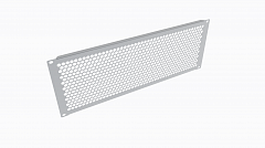 DANNMAN FPP-4U-RAL7035 Фальш-панель перфорированная на 4U, серая