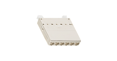 NIKOMAX NMC-CJ06SE2-1S-MT Кассетный модуль-вставка, для панели серии CJ, 1 слот, 6 портов, Кат.6 (Кл