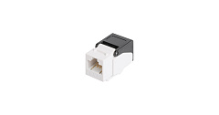 NIKOMAX NMC-KJUE2-NT-WT Модуль-вставка типа Keystone, Кат.6 (Класс E), 250МГц, RJ45/8P8C, самозажимн