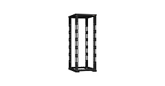 TLK TRD-336080-R-BK Монтажная стойка двухрамная с разборной рамой 19