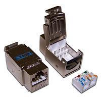 TWT TWT-OK45STP/6-WH Модуль Keystone RJ45, Cat.6, STP, 90 градусов, белый