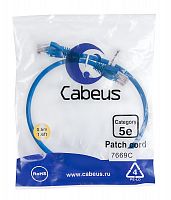 Патч-корды Cabeus PC-UTP-RJ45-Cat.5e-0.5m-BL