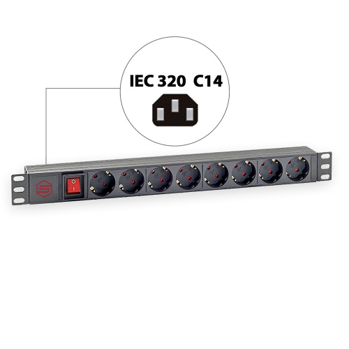 Блоки силовых розеток SYSMATRIX PD 0802.000