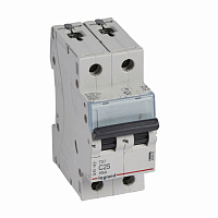 LEGRAND 403932 Автоматический выключатель TX3 6000, 10 кА, тип характеристики C, 2П, 230/400 В~, 25А