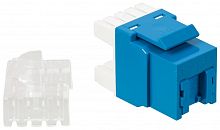Модули Keystone Jack LANMASTER LAN-OK45U5E/180P-BL