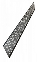 Hyperline CDV-150x9-42U-RAL9005 Перфорированный вертикальный кабельный организатор-лоток 150х9 мм