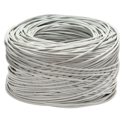 Кабель витая пара Cabeus FTP-4P-Cat.5e-SOLID-GY