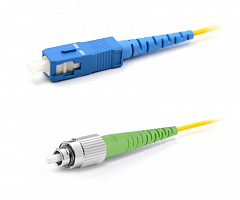 TWT TWT-ST-SC/SAU-3.0 Патч-корд оптический, PVC, симплексный, ST/APC-SC/UPC, SM OS2, 3.0 м