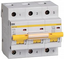 Автоматические выключатели IEK MVA40-3-025-C