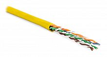 Кабель витая пара Hyperline UUTP4-C5E-P24-IN-LSZH-YL-100