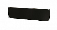 Hyperline BPV-3-RAL9005 Фальшпанель на 3U, цвет черный (RAL 9005)
