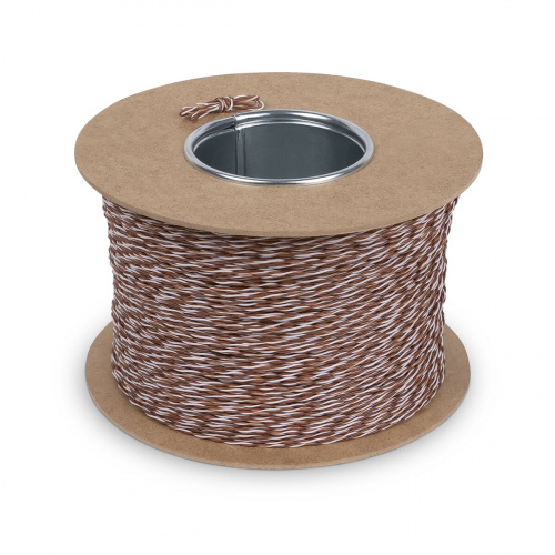 Кабель витая пара Cabeus UTP-1P-Cat.5e-SOLID-CROSS-100-BR