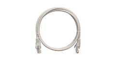 NIKOMAX NMC-PC4UD55B-100-GY Коммутационный шнур U/UTP 4 пары, Кат.5е PVC нг(А), серый, 10м