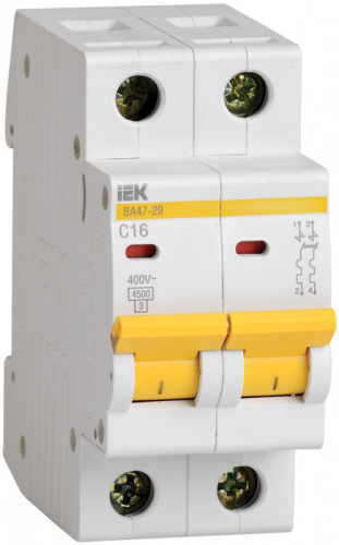 Автоматические выключатели IEK MVA20-2-006-C