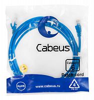 Патч-корды Cabeus PC-UTP-RJ45-Cat.6-3m-BL