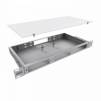 NTSS-RFOB-1U-8-SC/U-9-SP1.5G1AY Кросс оптический 19'' укомплектованный 1U 8 портов SC/UPC, 9/125 мкм