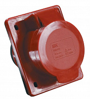 IEK PSR42-032-4 Розетка встр. ССИ-424 32А-6ч 380В 3P+PE IP44