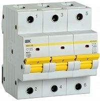 Автоматические выключатели IEK MVA50-3-125-C