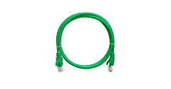 NIKOMAX NMC-PC4UD55B-001-GN Коммутационный шнур U/UTP 4 пары, Кат.5е, PVC нг(А), зеленый, 0,15м