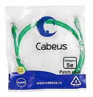 Патч-корды Cabeus PC-UTP-RJ45-Cat.5e-1.5m-GN-LSZH