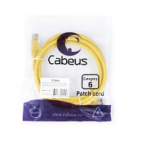 Патч-корды Cabeus PC-UTP-RJ45-Cat.6-2m-YL-LSZH