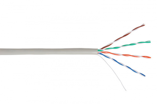 Кабель витая пара NETLAN CCA-UU004-5E-PVC-GY