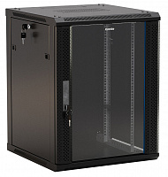 Hyperline TWB-0645-GP-RAL9004 Шкаф настенный 19-дюймовый (19