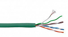 LANMASTER LAN-5EUTP-LSZH-GN Кабель UTP, 4 пары, кат. 5Е,  350Mhz, LSZH, зеленый, 305 м