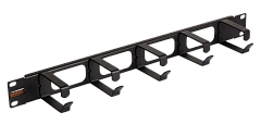 NIKOMAX NMC-OK600H-1U-BK-2 Кабельный органайзер 19