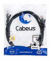 Патч-корды Cabeus PC-UTP-RJ45-Cat.6-2m-BK