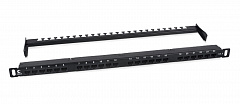 Cabeus PLHD-24-Cat.6-Dual-180-0,5U Патч-панель высокой плотности 19