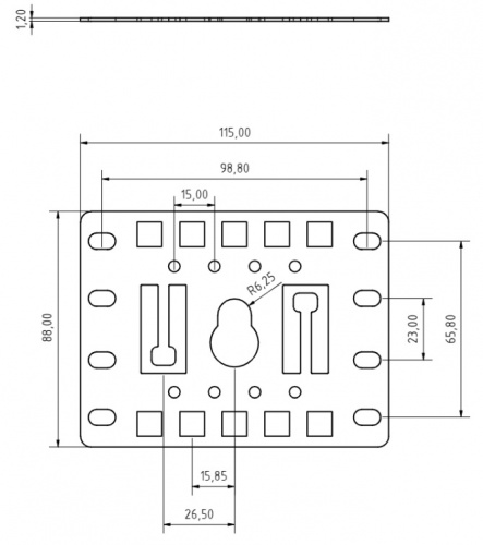 Кабельные организаторы (органайзеры) Hyperline PMR-2U-TM-RAL9005 фото 3