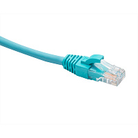 Datarex DR-181607 Коммутационный шнур U/UTP категория 5e LSZH нг(А)-HF 1,0 м, бирюзовый