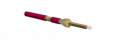 Hyperline FO-DT-IN-504-24-LSZH-MG Кабель волоконно-оптический 50/125 (OM4) многомодовый, 24 волокна,