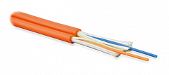 Hyperline FO-D3-IN-62-2-LSZH-OR Кабель волоконно-оптический 62.5/125 (OM1) многомодовый, 2 волокна