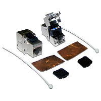 LANMASTER LAN-OK45S6A/180 Модуль Keystone, RJ45, кат.6A, STP, 180 градусов