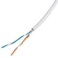 TWT TWT-5EUTP2PT-WH Кабель UTP, патч-кордовый, 2 пары, Кат.5e, PVC, 305 метров, белый