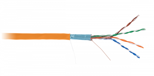 Кабель витая пара NETLAN EC-UF004-5E-LSZH-OR