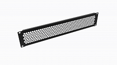 DANNMAN FPP-2U-RAL9005 Фальш-панель перфорированная на 2U, черная