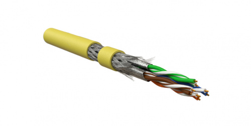 Промышленный кабель Hyperline ISFTP4-C6A-P26/7-PU-YL