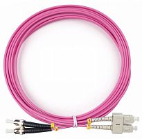 Патч-корды оптические Cabeus FOP-50-OM4-SC-ST-3m