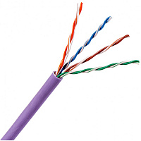 TWT TWT-5EUTP-NGLS Кабель UTP, 4 пары, Кат.5e, нг(А)-LS, IEC 60332-3, 305 метров, фиолетовый