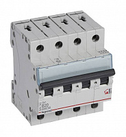 LEGRAND 404015 Автоматический выключатель TX3 6000, 6 кА, тип характеристики B, 4П, 400 В~, 20 А