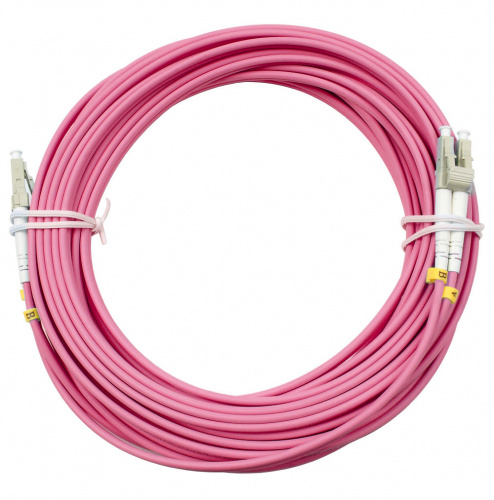 Патч-корды оптические Cabeus FOP-50-OM4-LC-LC-25m